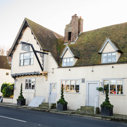 The Dog at Wingham, restaurant, public house, exterior view