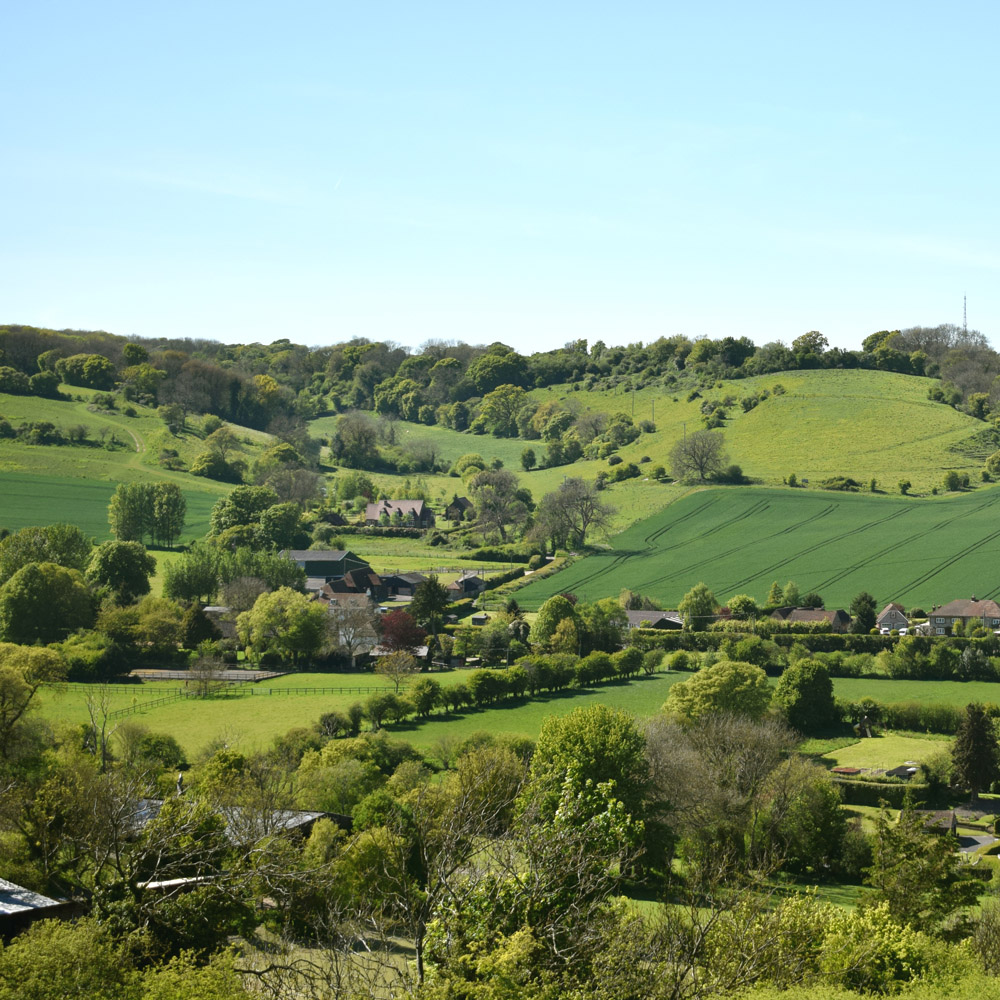 Alkham valley, Valleys and Downs, Countryside, Dover, Kent