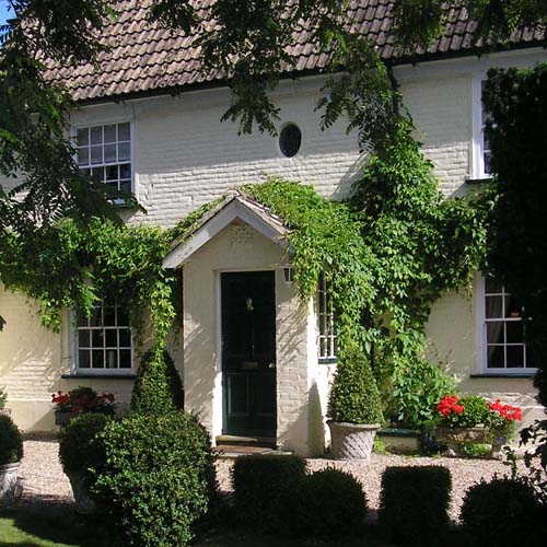 Solley Farmhouse, 18th century farmhouse, guest accommodation, exterior view 