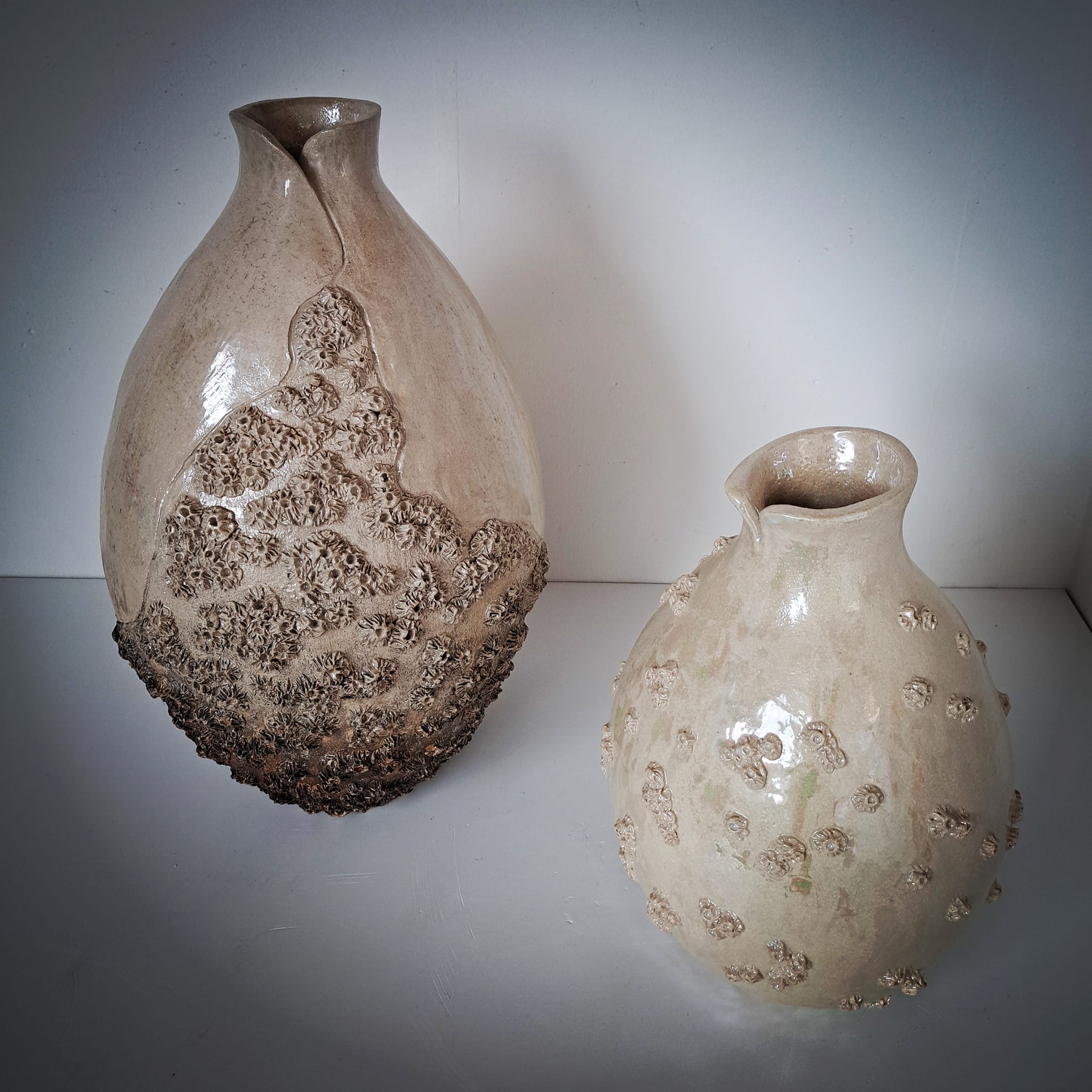 Ceramics from Kentish sculptors Pam Clubb & Gillian Lamb