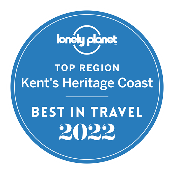 Lonely Planet - Top Region: Kent's Heritage Coast. Best in Travel 2022.